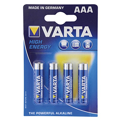 Alkaline Battery Varta LR03 1","5 V AAA High Energy (4 Pcs) Blue