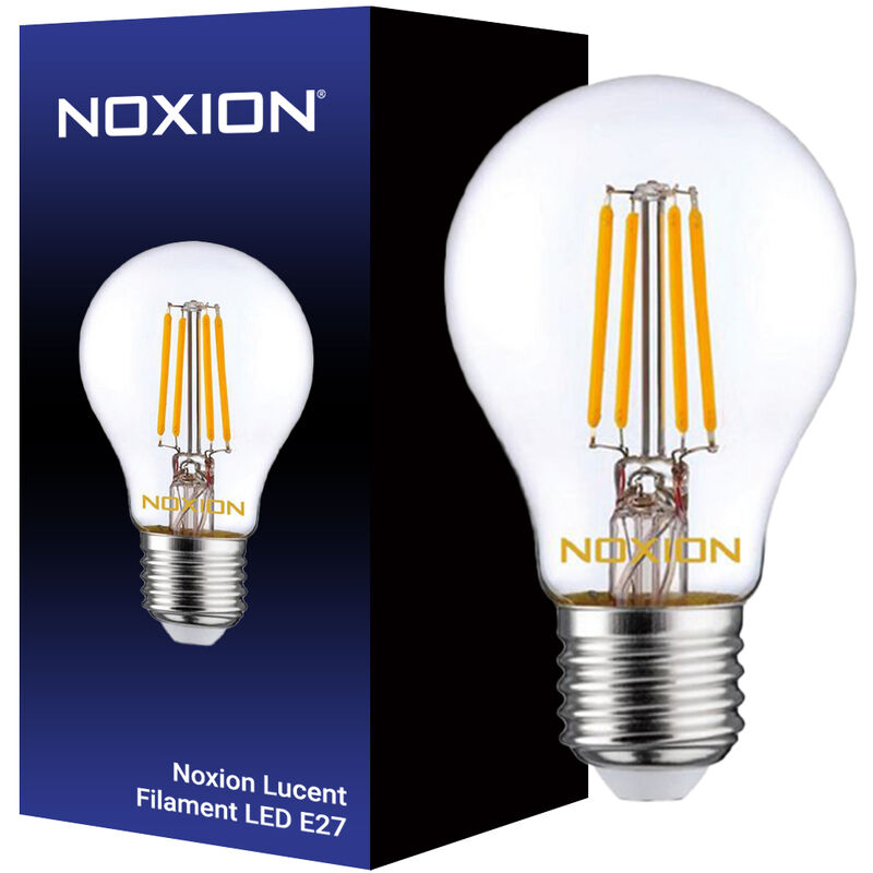 Noxion Lucent Filament LED E27 Peer Helder 7W 806lm - 827 Zeer Warm Wit | Vervangt 60W Garantie: 2 jaar
