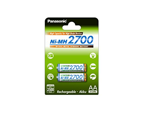 [BAT-AA2700] Panasonic Baterie R6 AA Ni-MH 2700mAh, 2 Szt