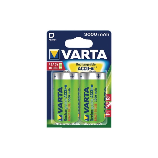 [BAT-D-OPLAADB] Varta Mono Battery 56720 1.2V 3000mAh Two-pack