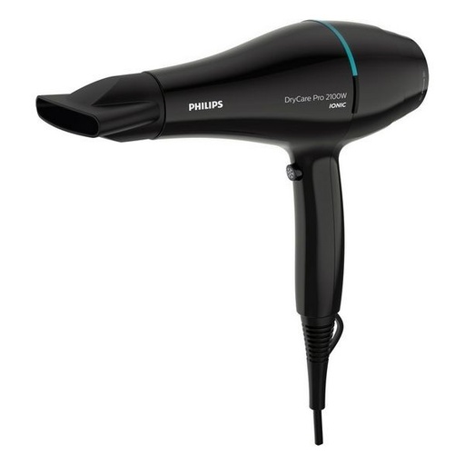 [PHBHD27200] Philips BHD272/00 Profi-Haartrockner, AC-Motor, Ionenpflege, Düse 9 Mm Und 6 Geschwindigkeitsstufen, Temperatur Thermoprotect, 2100 W, Schwarz Und T