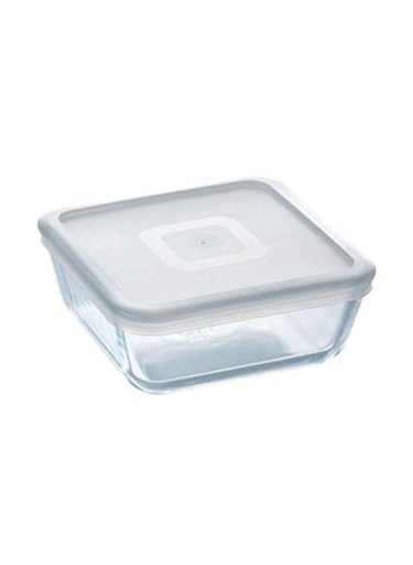 [PAN-PLAS959219] Pyrex Cook & Freeze vierkante schaal met deksel 2 liter glas 