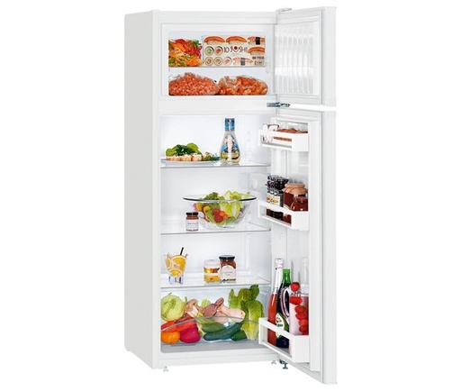 [CTe 2531-26] Liebherr CTE2531 140cm High 80 20 Fridge Freezer in White 55cm Wide